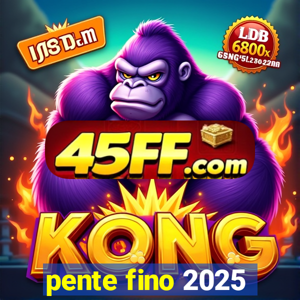 pente fino 2025